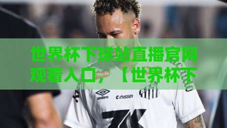 世界杯下球站直播官网观看入口,【世界杯下球站】2026年最全观赛指南来了!