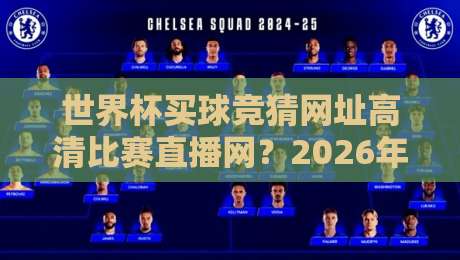 世界杯买球竞猜网址高清比赛直播网?2026年球迷必看的五大靠谱平台!