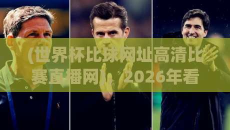 (世界杯比球网址高清比赛直播网),2026年看球新姿势!