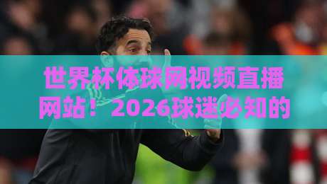 世界杯体球网视频直播网站!2026球迷必知的五大观赛新趋势