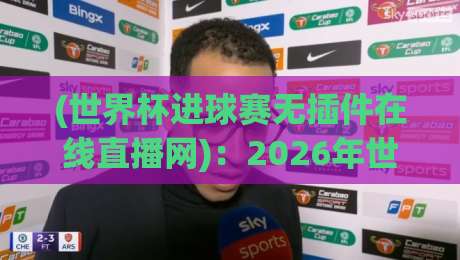 (世界杯进球赛无插件在线直播网):2026年世界杯观赛指南,无插件在线看进球,告别卡顿和广告的终极方案!