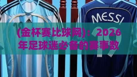 (金杯赛比球网)：2026年足球迷必备的赛事数据神器与深度体验
