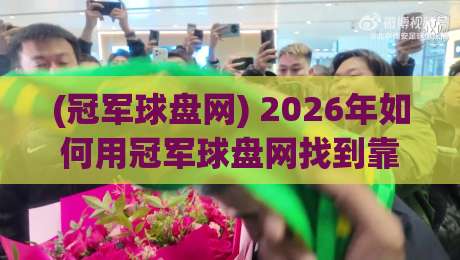 (冠军球盘网) 2026年如何用冠军球盘网找到靠谱的体育投注平台?