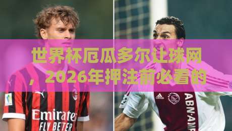 世界杯厄瓜多尔让球网,2026年押注前必看的3个冷知识